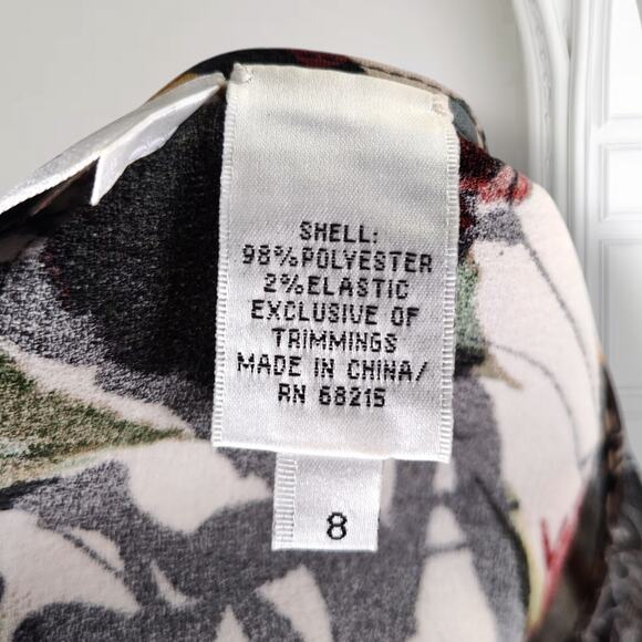 Bryon Lars Beauty Mark Top Size 8 Abstract Mixed Print Media Designer Blouse - Picture 15 of 16